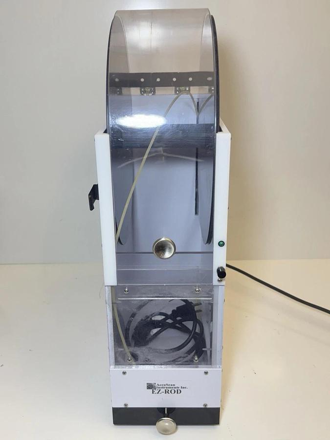 Used Accuscan EZ-Rod Individual Rotating Rod Test Chamber / Rota Rod / EZrod