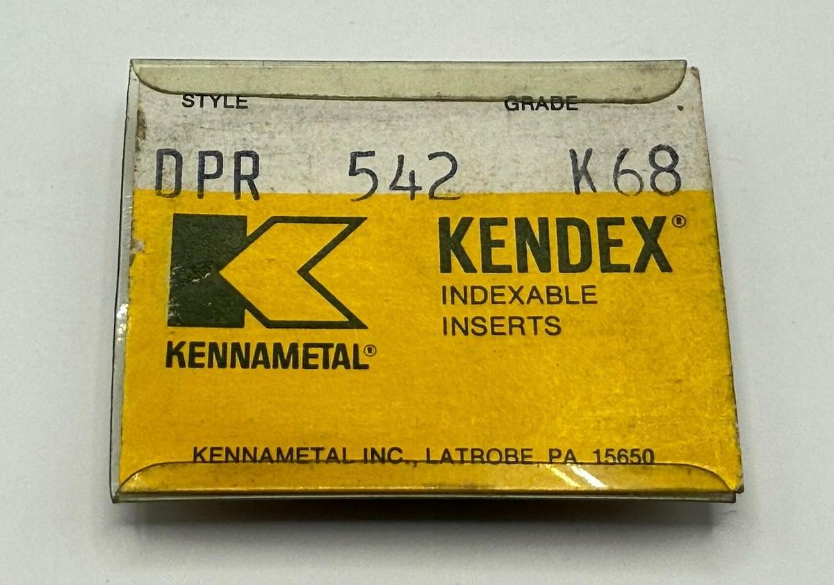 Kennametal KENDEX DPR 542 K68 Indexable Carbide Inserts