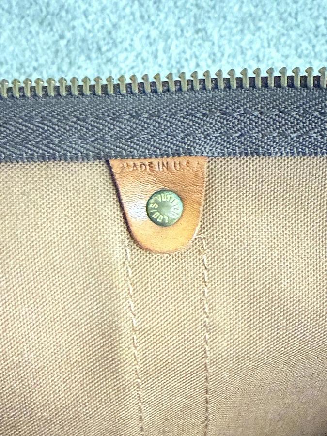 Used Louis Vuitton Monogram Keepall Boston Bag 60 Large Travel Bag