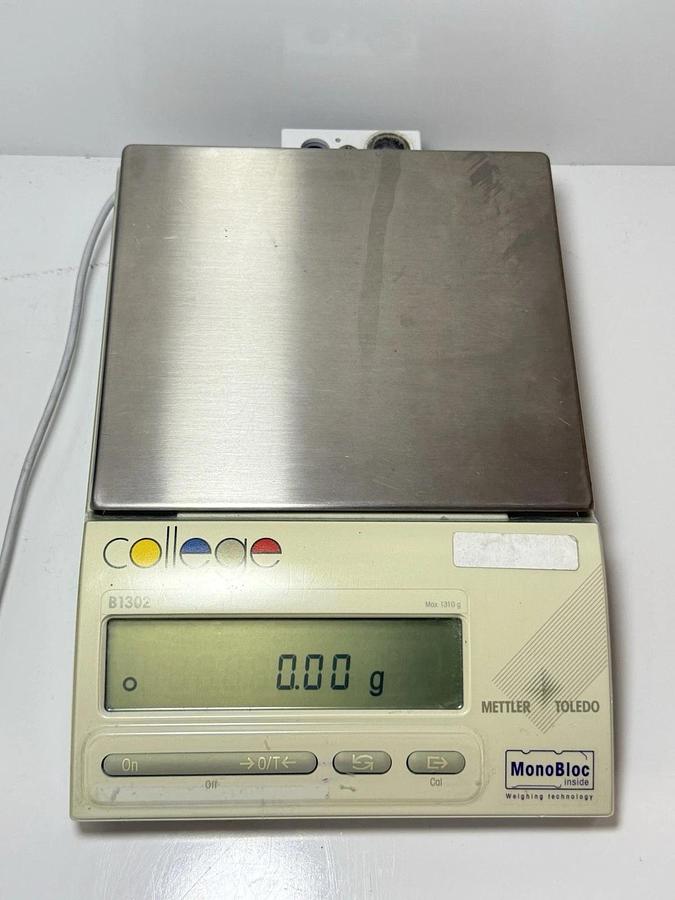 Used Mettler Toledo B1302 College Laboratory Digital Balance Scale (Max. 1310g)