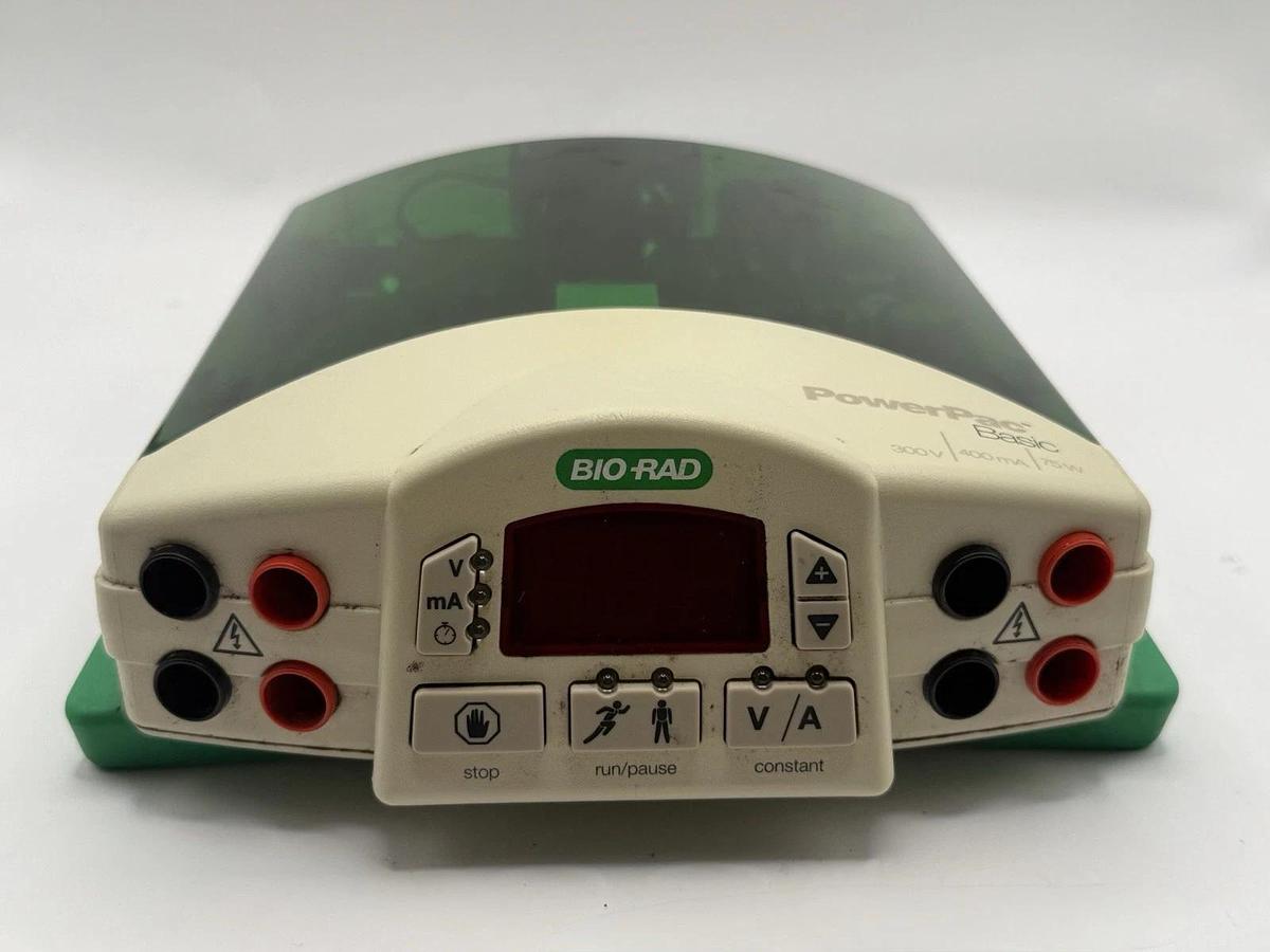 Used Bio Rad PowerPac Basic Power Supply 4206386 Tabletop Electrophoresis System