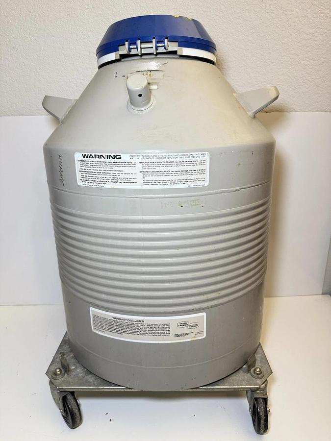Used Taylor-Wharton 35VHC Union Carbide / Cryo Cryogenic 35L Liquid Nitrogen Tank