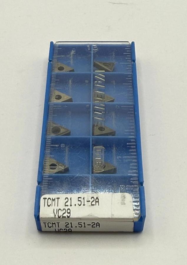 Used Valenite Tungsten Carbide Inserts TCMT 21.51 2A VC29