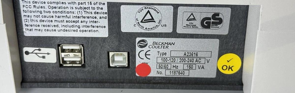Used Beckman Coulter DU 730 Life Science UV/Vis Spectrophotometer PN A23616