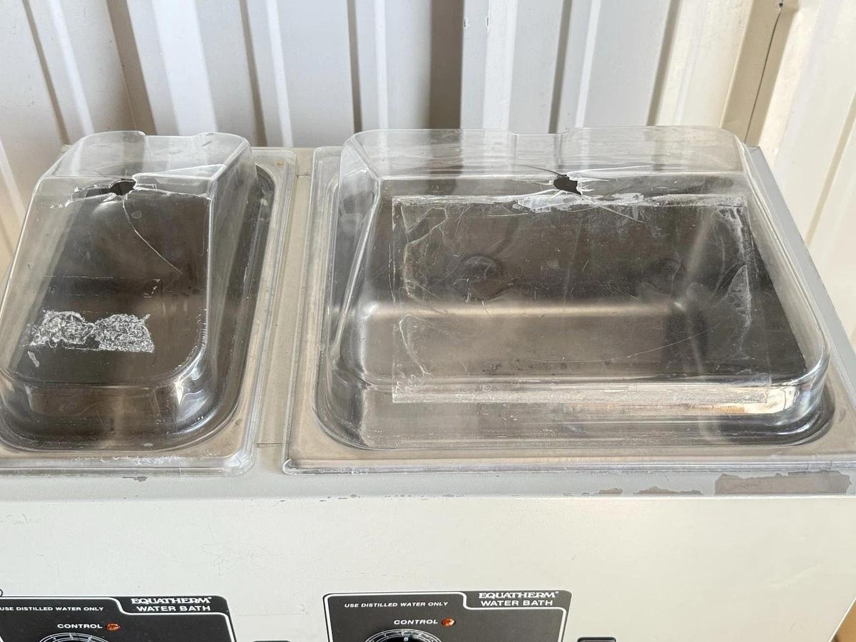 Used Lab-Line Instruments Inc - Equatherm Dual Digital Water Bath 299-730