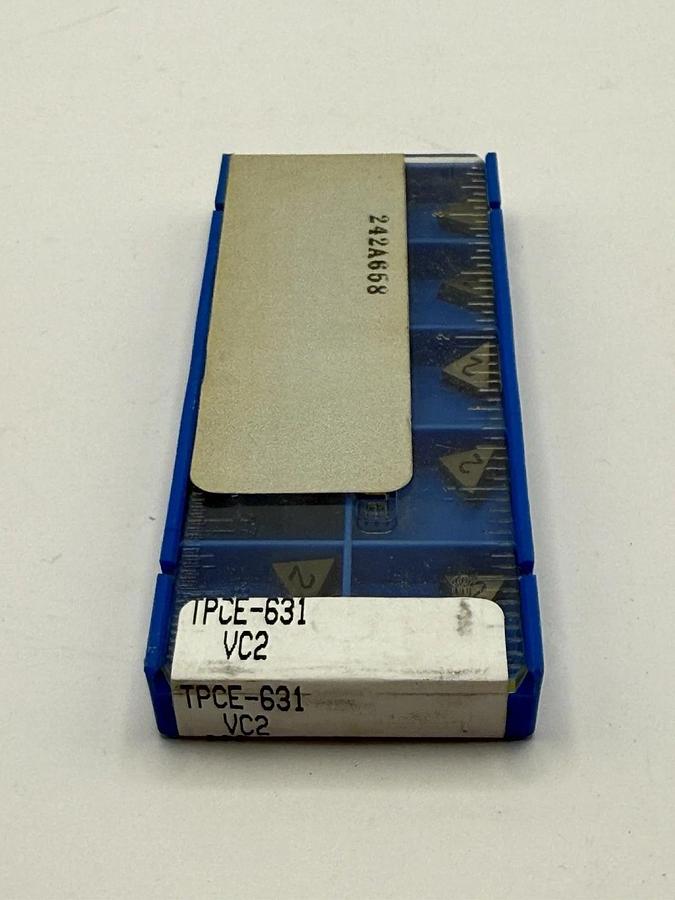 Used Valenite Tungsten Carbide Inserts TPCE-631 VC2