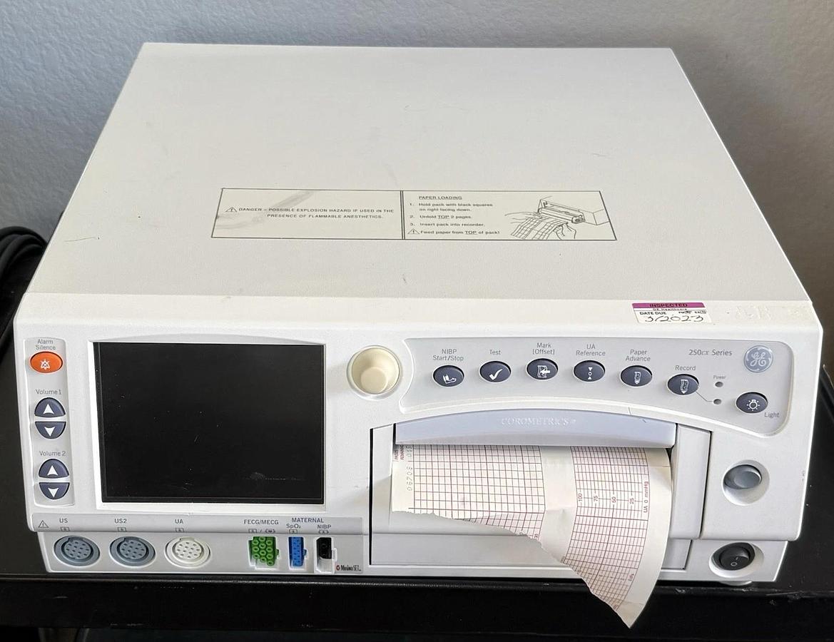 Used GE Healthcare Corometrics 250cx Series Model 259CX Monitor