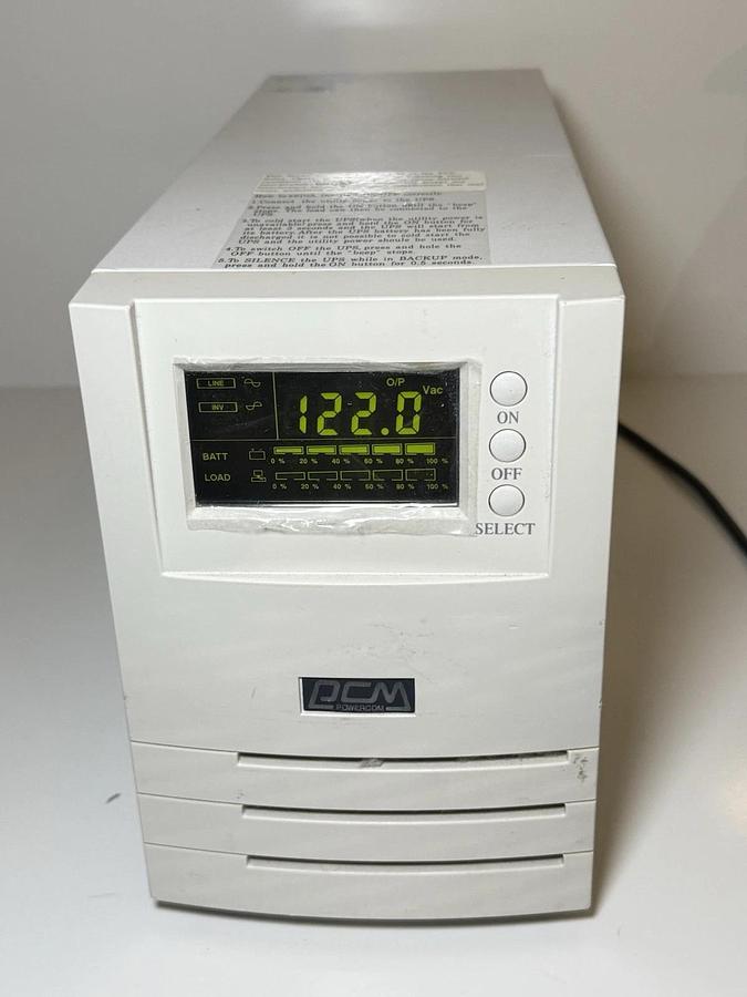 Used ECM Powercom ULT-1000 Uninterruptible Power Supply