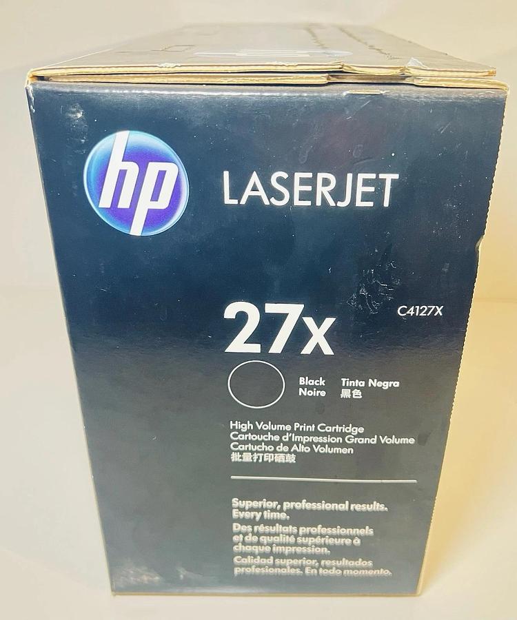 Used NEW Genuine HP LaserJet Toner High Volume Print Cartridge 27X (C4127X) Black