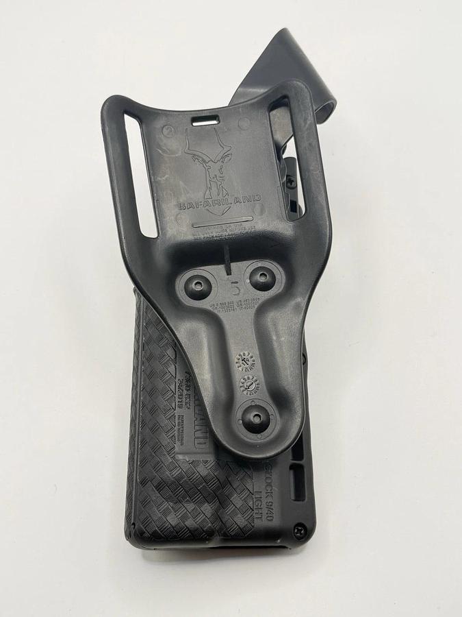 Used Safariland Glock 9/40 Light Black STX Basket Weave Duty Holster 7360-832 LH