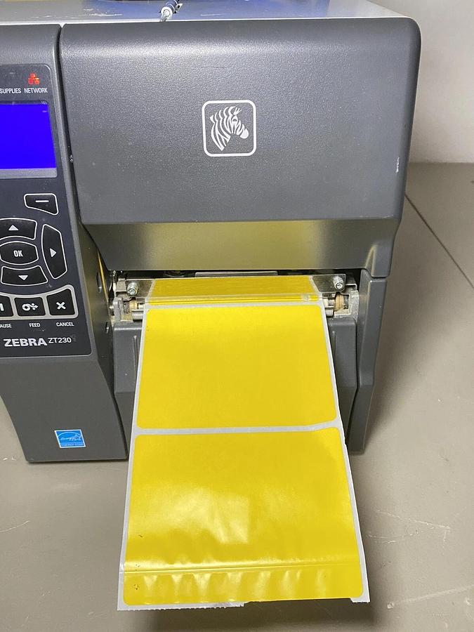 Used Zebra ZT230 Direct Thermal Monochrome Label Printer 783555034965