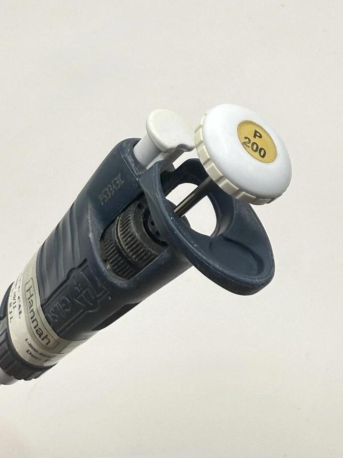 Used Gilson Pipetman Classic P200 Adjustable Single-Channel Pipette Pipet