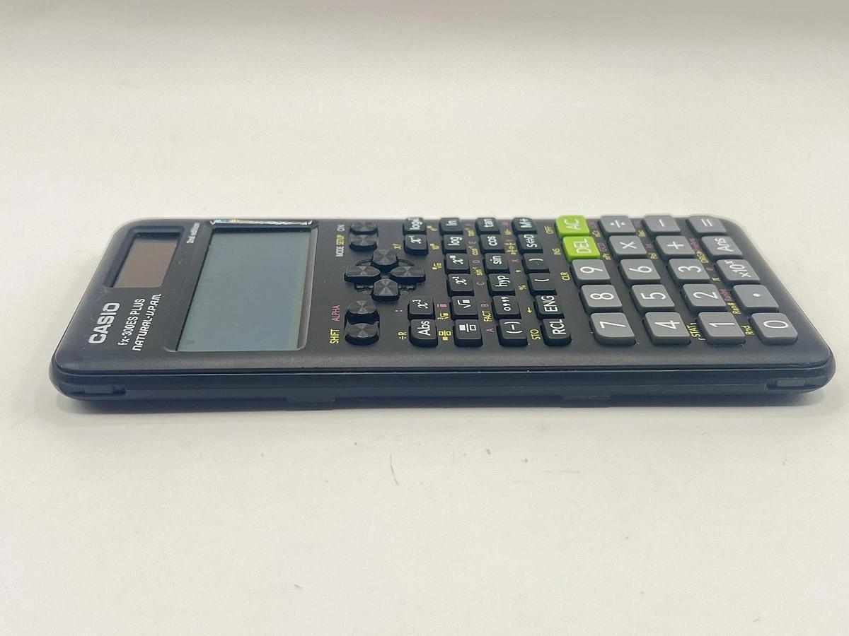 Used CASIO fx-300ES PLUS Natural-VPAM 2nd Edition Scientific Calculator TESTED WORKS