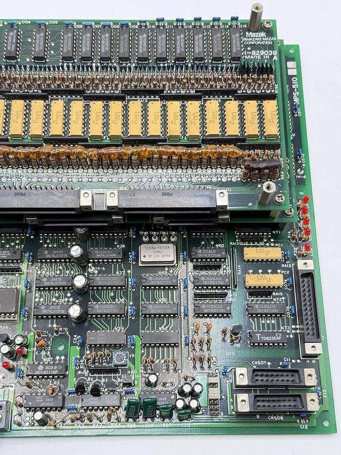 Used Yamazaki Mazak Sequencer Control Board MPS-510 (I-829037A) I-829039A