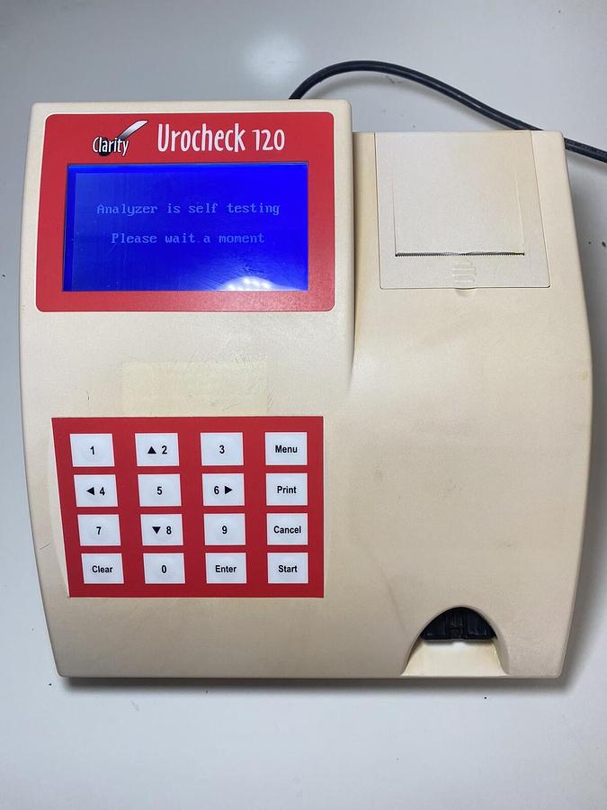 Used Clarity Urocheck 120 Urine Analyzer