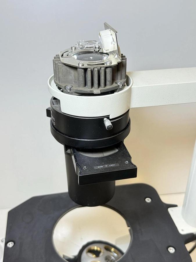 Used Nikon Eclipse TS100 Inverted Lab Microscope w/ Nikon UFX-II, Power Supply & Lamp