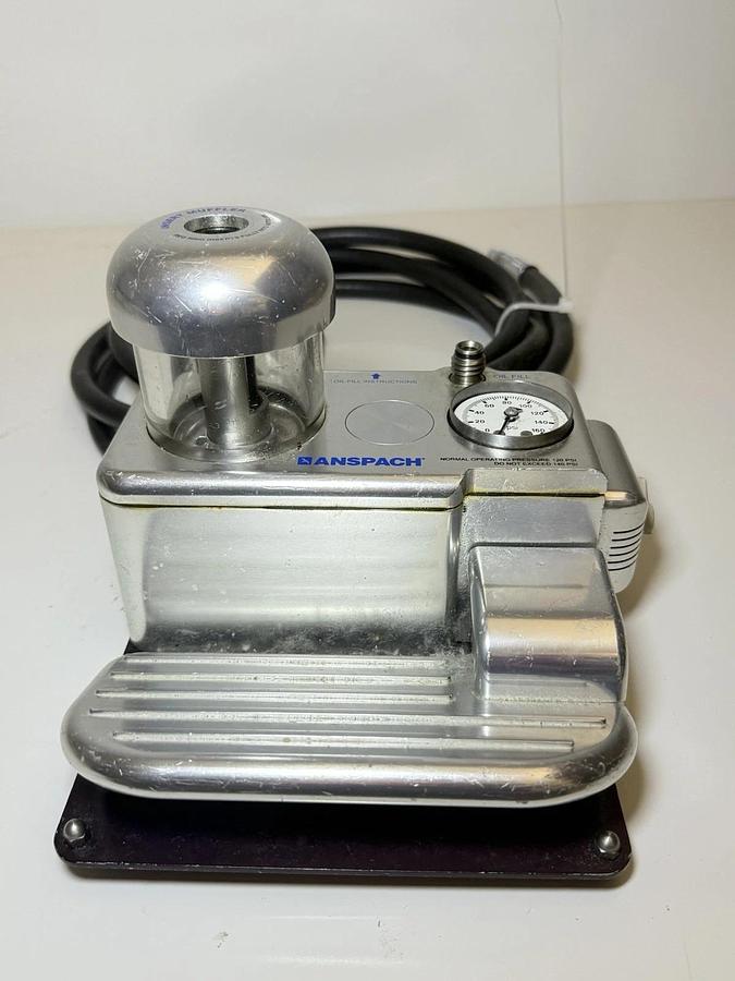 Used Anspach Autolube III Pneumatic Foot Pedal