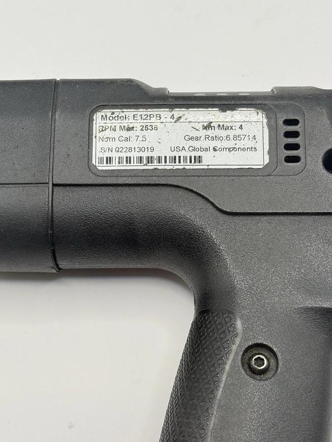 Used Stanley Assembly E12PB-4 Nutrunner Handheld Tool Driver