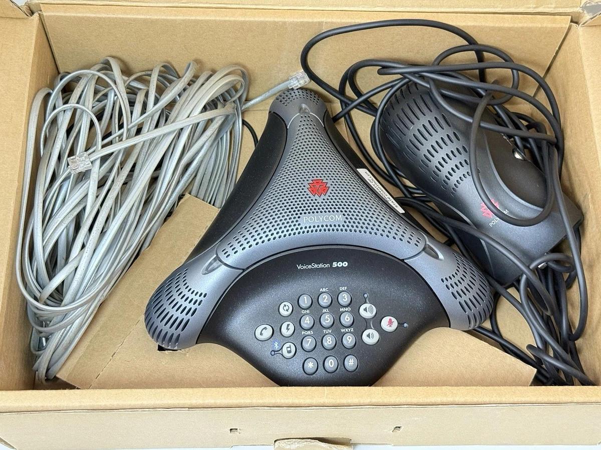 Used Polycom Voice Station 500 Conference Phone, Model: VS500