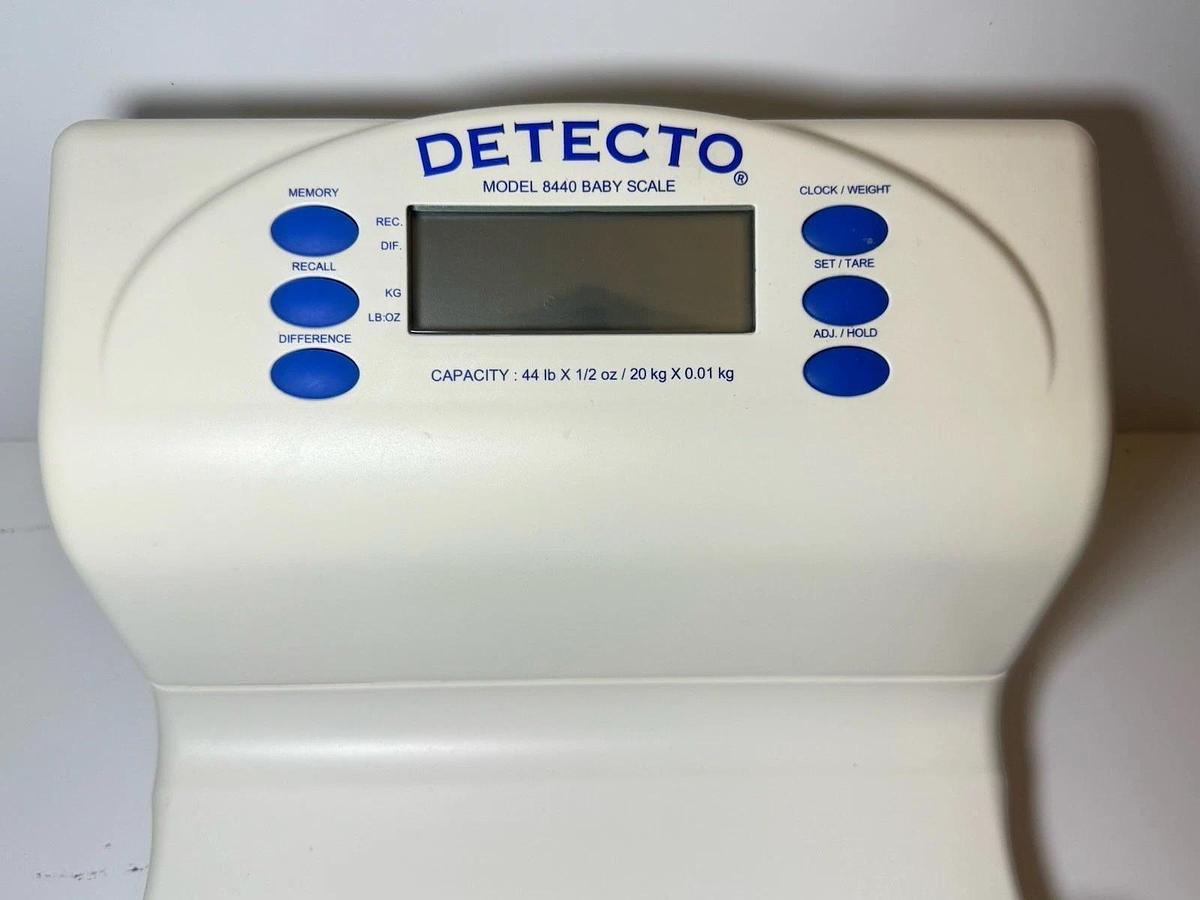 Used Detecto 8440 Baby Scale Digital Platform Scale
