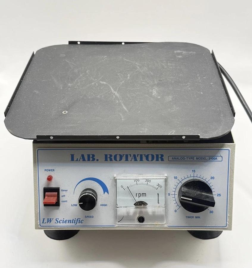 Used LW Scientific LW210 Rotator Shaker Model 2100A – Lab Tube Mixer Agitator