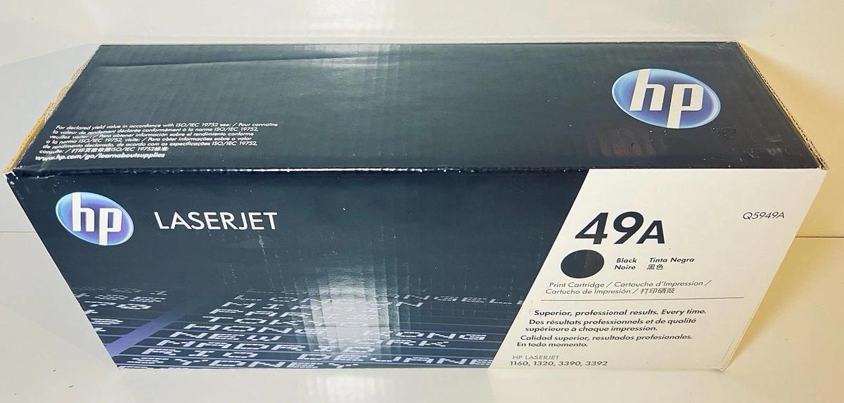 Used NEW Genuine HP LaserJet Toner Cartridge 49A (Q5949A) Black