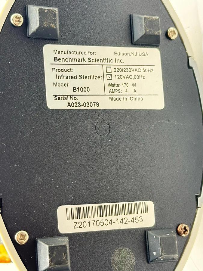 Used Benchmark Scientific Inc. / Fisher Healthcare - Infrared Sterilizer B1000