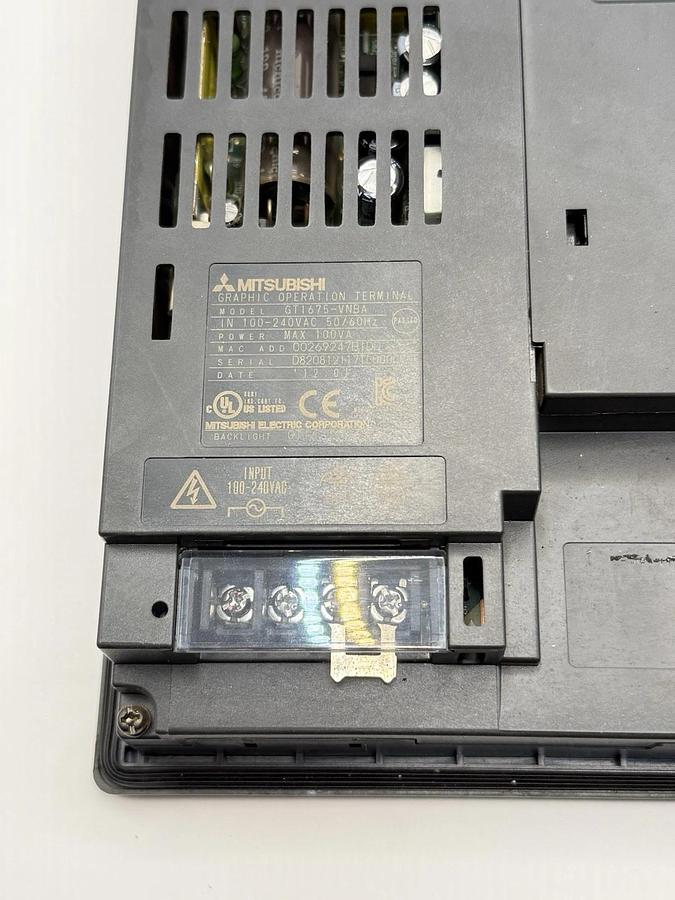 Used Mitsubishi Electric - Graphic Operational Terminal GOT1000 GT1675-VNBA Panel