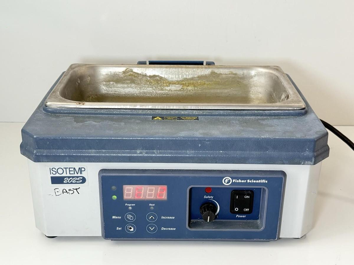 Used Fisher Scientific Isotemp 202S Digital-Control Water Bath