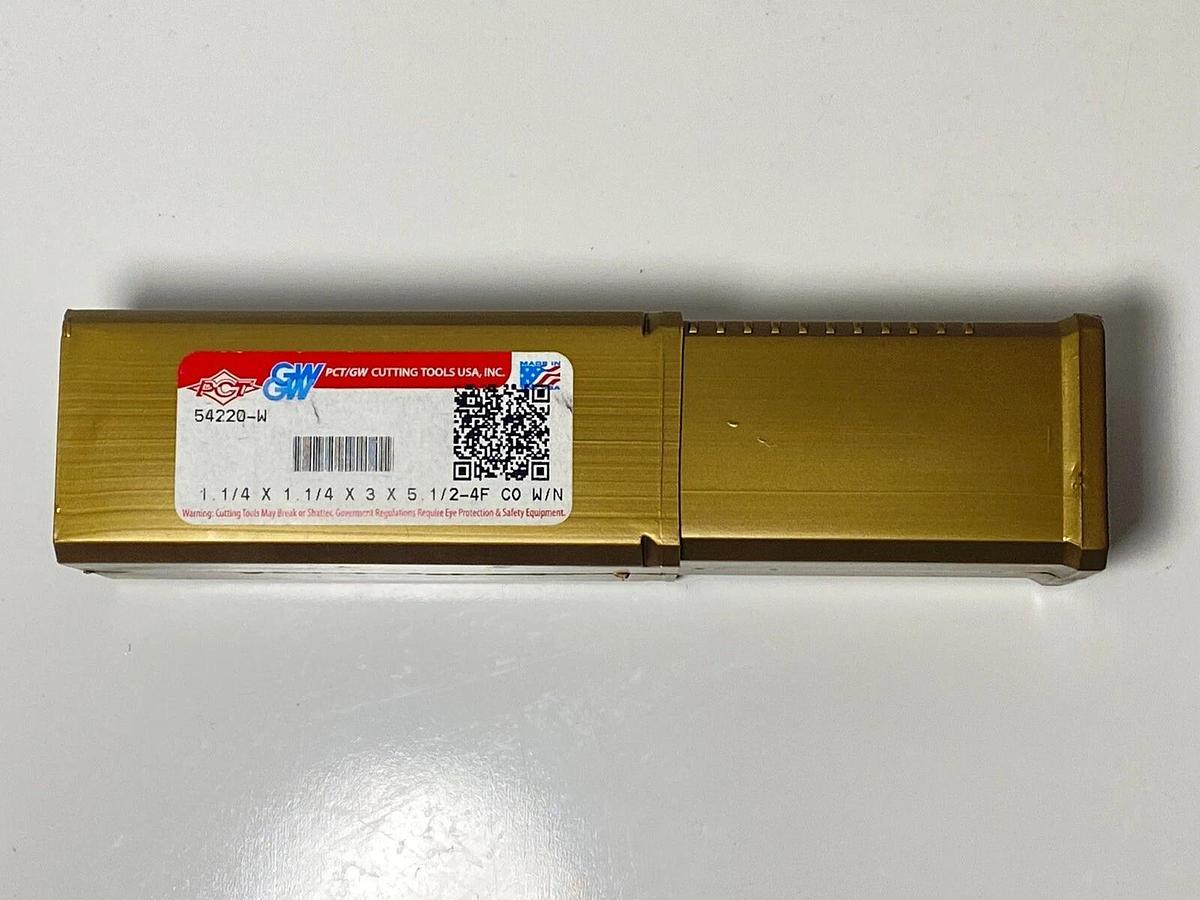 Used PCT Precision Cutting Tools - End Mill 85-1150-301311  54220-W 4FL CO W/N 35011