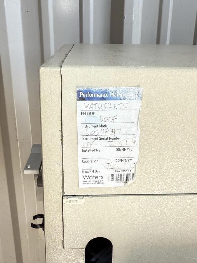 Used Waters 600 600E Multisolvent Delivery System Fluid Unit and Controller