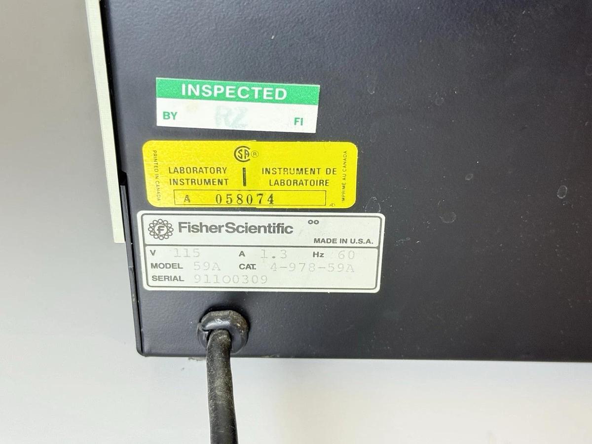 Used Fisher Scientific (CAT: 4-978-59A) Micro-Centrifuge Model 59A w/ Rotor