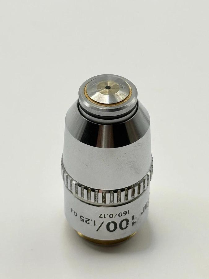 Used Nikon Microscope Objective Lens E Plan 100X /1.25 160/0.17 Oil