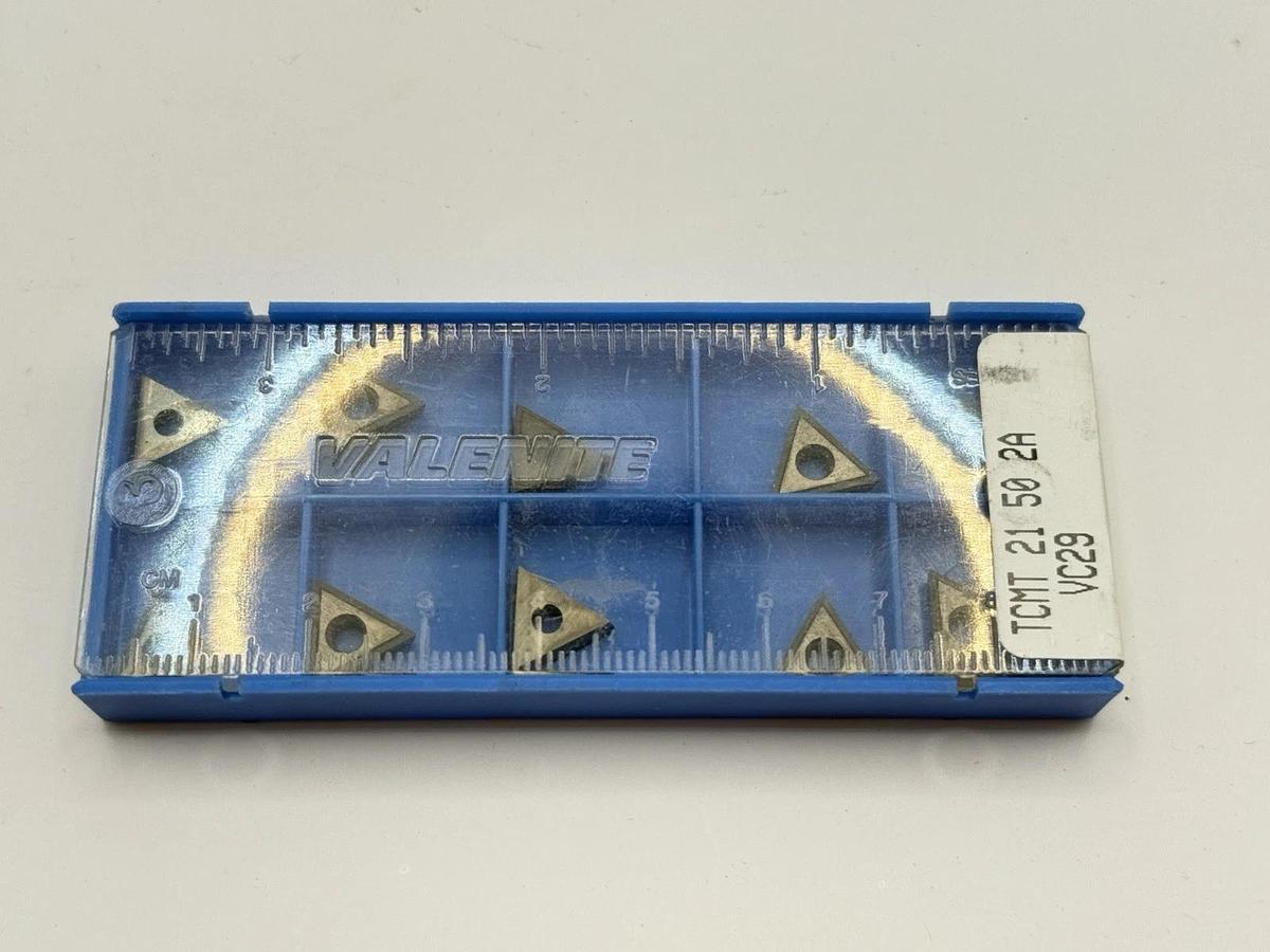 Used Valenite Tungsten Carbide Inserts TCMT 21.50 2A VC29