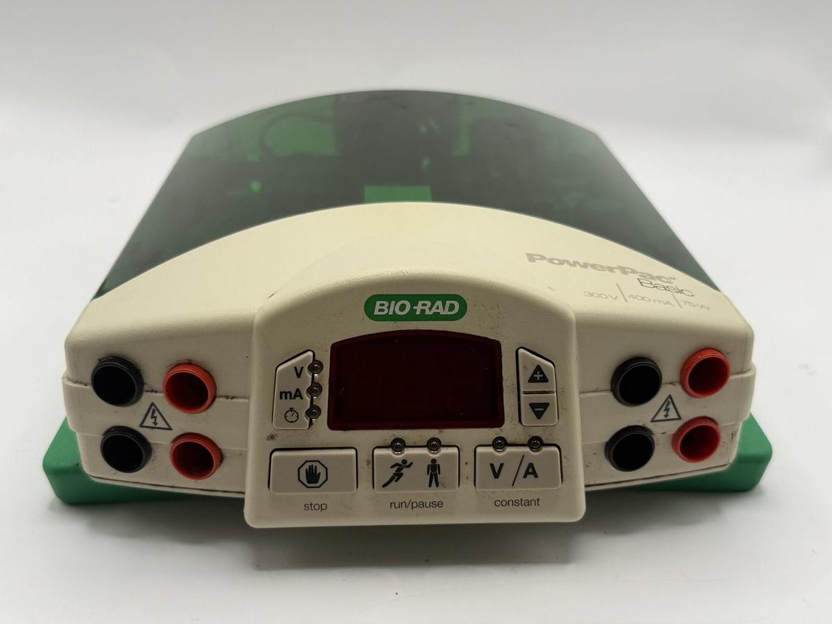 Used Bio Rad PowerPac Basic Power Supply 4206386 Tabletop Electrophoresis System