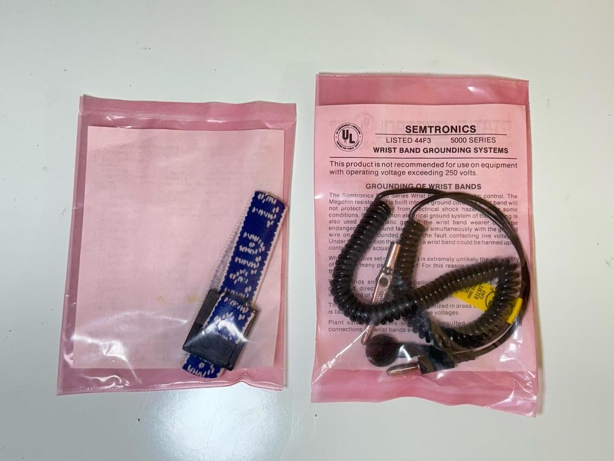Used Static Control by Semtronics - Antistatic Wrist Band Bracelet Grounding System