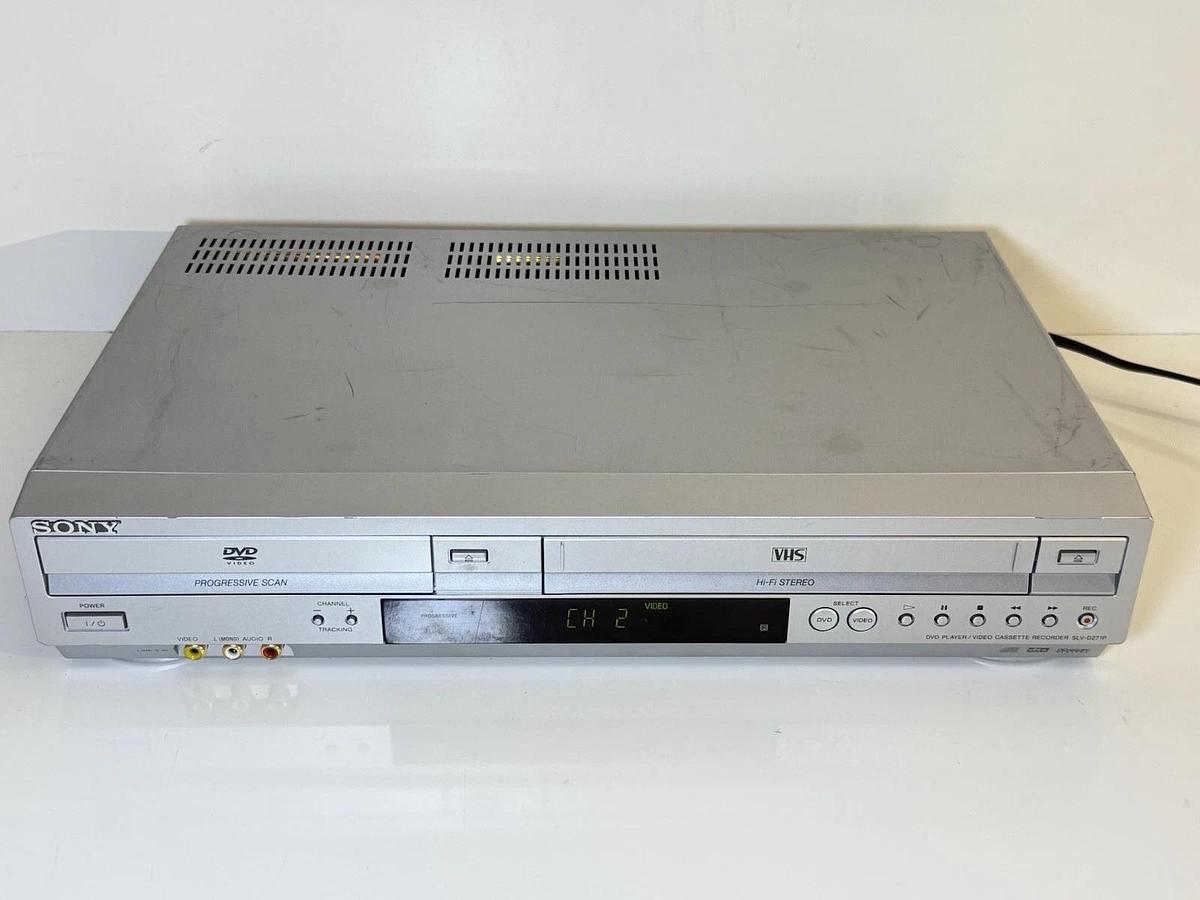 Used Sony SLV-D271P DVD Player / Video Cassette Recorder