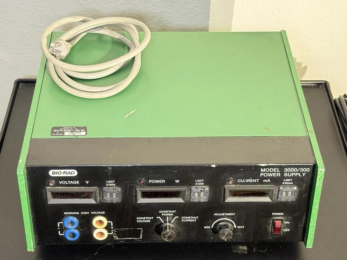 Used Bio-Rad Bio Rad 3000/300 Electrophoresis DC Power Supply