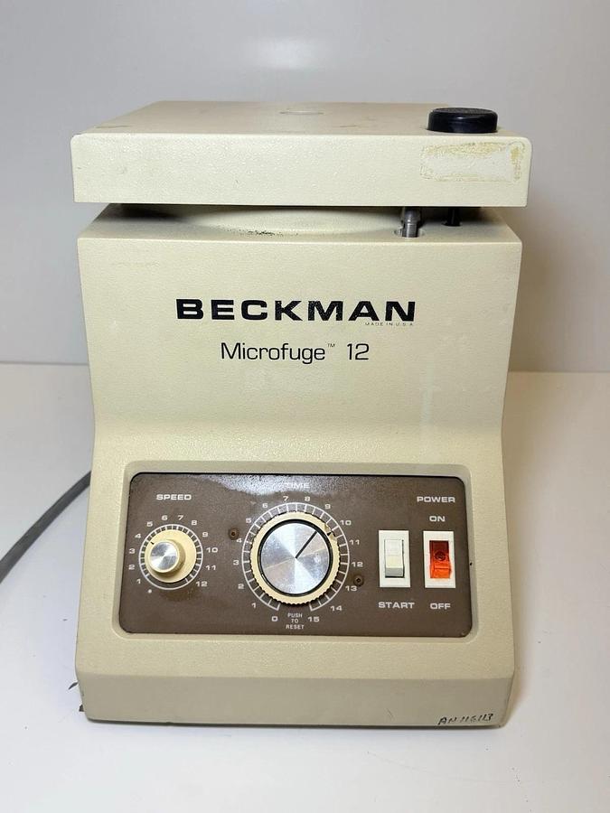 Used Beckman Microfuge 12 Laboratory Centrifuge with Rotor
