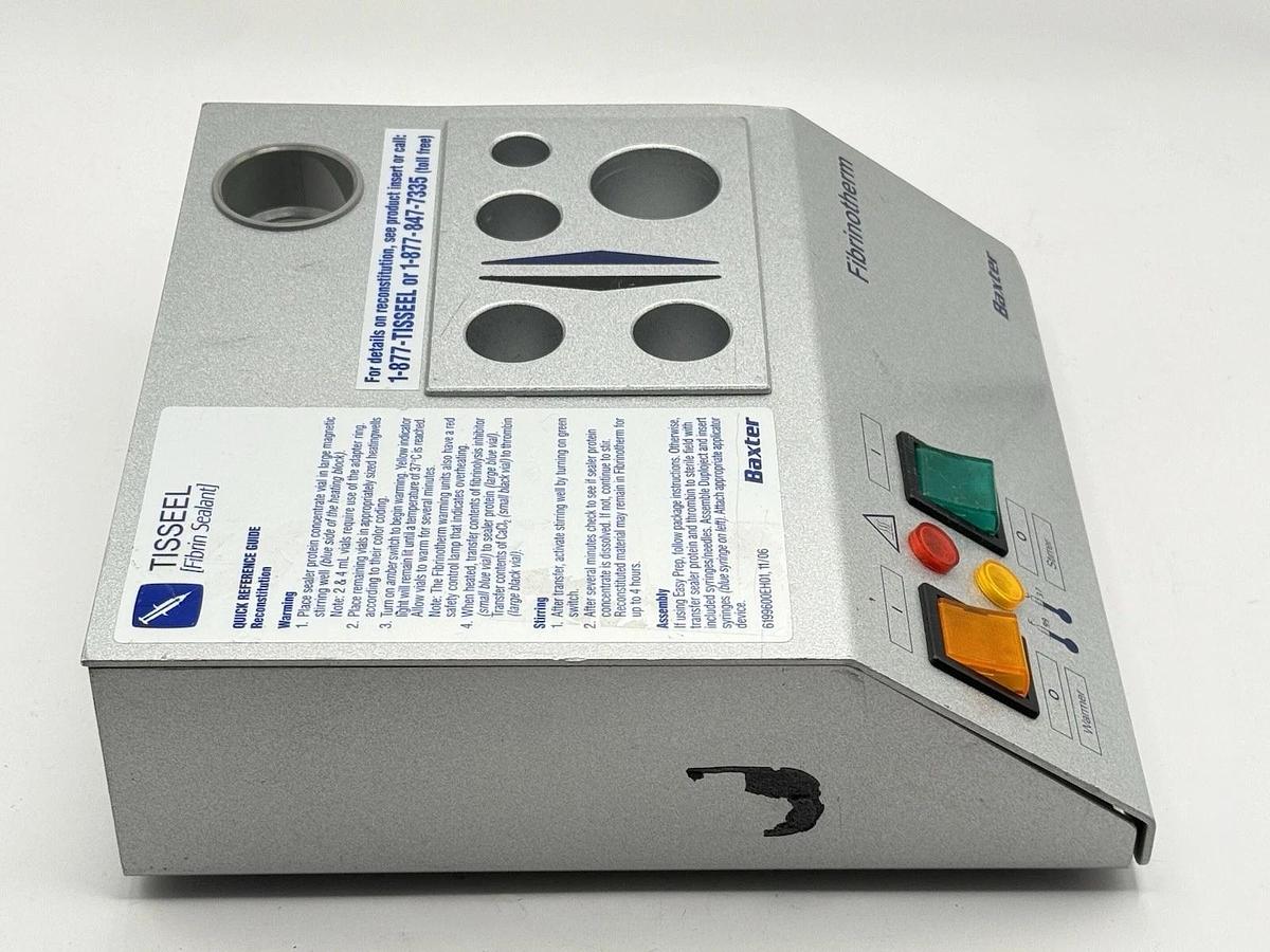 Used Baxter Fibrinotherm Heat Block with Magnetic Stirring