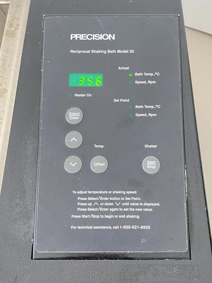 Used Precision Scientific - Water Bath Model 25 Reciprocal Shaking Bath