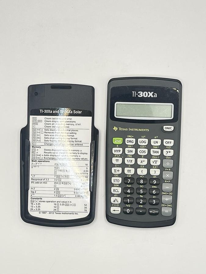 Used Texas Instruments TI-30Xa Scientific Calculator- Tested Working 33317029990