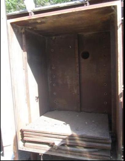 Used Dryer, Tray, Vacuum, 105 SF, 7 Trays, C/st, Hull #C737424