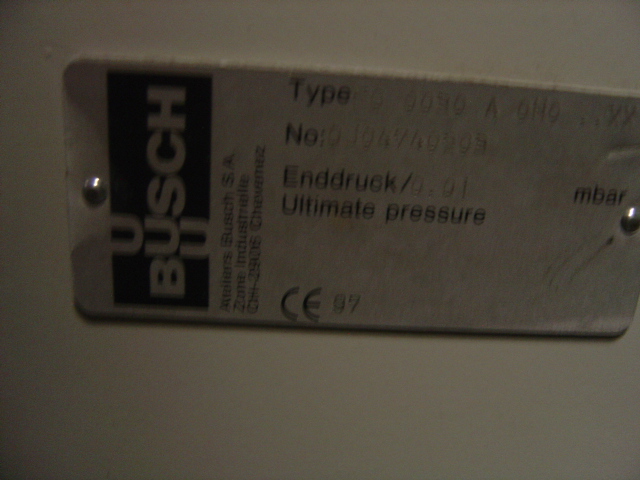 Used Busch FO 0030 A