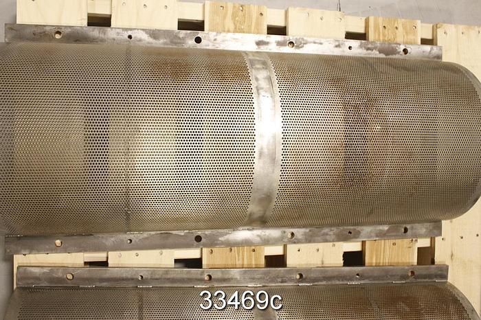 Used Escher Wyss RS2B Rejectsor Screen Plates, .125" Holes #33469