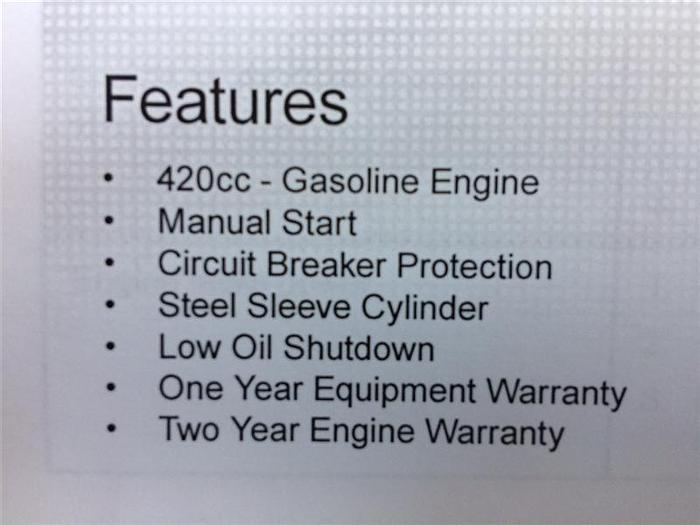 Prolite M9500 Industrial Generator