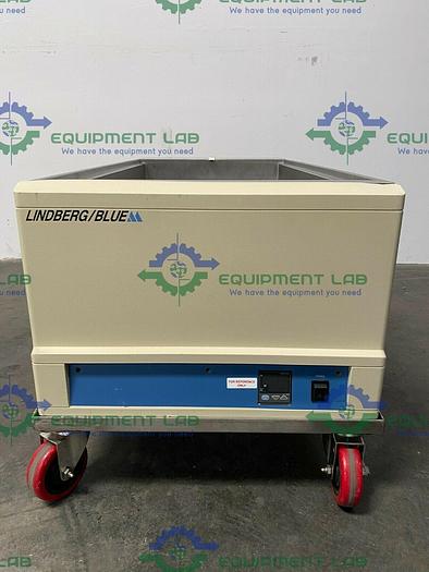 Used Lindberg/Blue M WB1140C-1 100 Liter Waterbath Temp 100°C 240 V w/ Mobile Cart