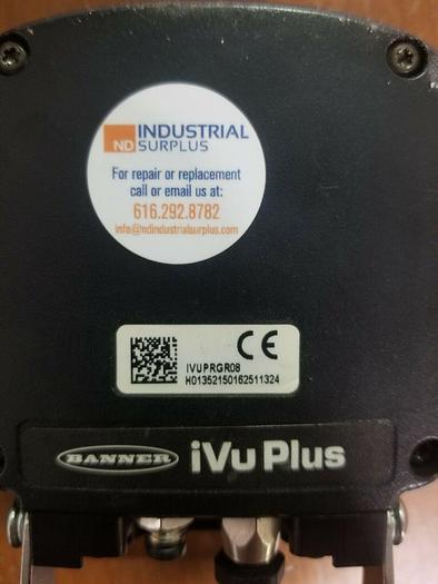 Used BANNER IVUPRGR08, iVu PLUS Remote Display with cable