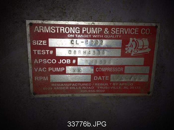 Refurbished Nash CL4002 Vacuum Pump #33776