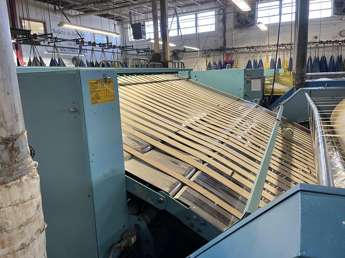 Used 2007 Braun sheet folder with stacker